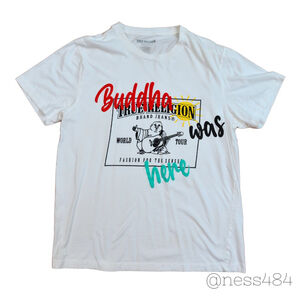 Men's‎ True Religion Graphic T-shirt Size L White